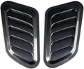 Car Air Flow Intake Hood Scoop Vent Bonnet Cover Decorate Car Accessories Compatible With BMW 2PCs Universal ABS(Carbon look)