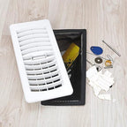 Floor Register Cover Trap，Floor Air Vent Cover Screen for Home Air Vent Filters 5-Pack Floor Vent Mesh Filters Net Trap… (2 x 10 Inch)