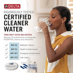 Delta Clarifi Advanced 2 Stage Under Sink Water Filter System, Water Filter for Kitchen Sink Beverage Faucet, DWQ3502020