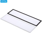PATIKIL 4"x14" Magnetic Vent Cover, 6 Pack Floor Wall Air Registers Cover Strong Magnet Vent Screen Mesh for Blocking Hair Dust Debris, White