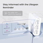 Waterdrop TSU 0.01μm Ultra-Filtration Under Sink Water Filter System, 3-Stage Tankless Undersink Water Filtration with Faucet, Smart Panel, Does not Lower TDS (𝙉𝙊𝙏 𝙍𝙊), Drilling Required