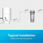 3M Aqua-Pure Whole House Std. Dia. Stainless Steel Filter Housing SST1HA. Heavy Duty Construction, Built to Last