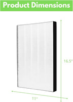 Nispira Air320 Air220 2678 True HEPA Replacement Filter for Bissell Air Purifier 220/320 2609a. 2768a, 3 Packs