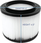 Filter Bros 17810 Large Debris Replacement Fits Craftsman Shop Vacuums 3-4 Gal