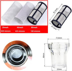 Sediment Filter - 3/4 Female Thread Inline Strainer for Garden Hose, Pressure Washer, RV with 100 Mesh Screen Water Pump Strainer