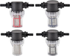Garden Home 40-200 Mesh Large Flow Visible Filter Connector to Barb 16mm 20mm 25mm Hose Pre-Filter Garden Irrigation Agriculture Tool 1 Pcs Filter (Color : B, Size : 200Mesh)