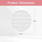 6 Pack HPro Nail Dust Collector Replacement Filters, Compatible with MelodySusie Nail Dust Collectors Models HPro/SProR