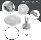 For SF80110-1 Pool For Leaf Trap Cover Lid with O-Ring and, Replacement Part for 12 Inch Sand Filter Pump, Swimming Pool Debris Cover and Filtration System Accessory for Above Ground Pools