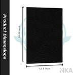 4-Pack Activated Carbon Pre-Filters Compatible with Winix AM90, C535, 5300 - Odor Control Part Filter A 115115 Size 21, 12.5” x 16.25” x 0.2” – Freshens Air & Enhances Filtration