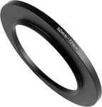 52-72mm Metal Step-Up Ring Adapter Compatible with Mirrorless Cameras DSLR Lens, UV CPL ND Filter Thread Converter, Black