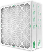 Mann+Hummel 20x25x4 MERV 8 Pleated HVAC AC Furnace Air Filters. 2 Pack. (Exact Size: 19.5 x 24.5 x 3.75 Inches)