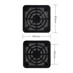 [2 Pack] ELUTENG 40mm Fan Filter Dustproof Cover USB Cooling Ventilator Plastic Grill 40 * 40mm USB Fan Blower Mesh Kit Compatible for DIY 4cm Computer Case Fan Dirt Filtering