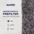 Austin Air Bedroom Machine 5 Stage Replacement Filter, Black – Zeolite with HEGA Cloth, Air Filters for Home, and Carbon Filter Replacement for Superior Air Quality, Model FR402