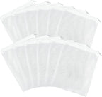 12 Pcs Fish Tanks Filter Media Bags, Aquarium Filter Media Bags with Zipper Reusable for Activated Carbon, Ceramic Rings, Bio Balls, Biological Filtration