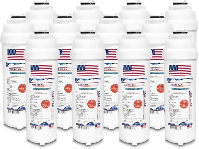 American Filter Company®, Water Filter, Model # AFC-EWH-3000, Compatible with Halsey-Taylor(R) WATERSENTRYPLUS(R) Water Fountain Filters HWF172 51300c 12 - Filters