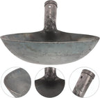 SUPVOX Drain Metal Dung Scoop Edging Shovel Large Spoon for Cleaning Construction Sites