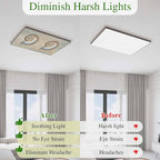 Fluorescent Light Covers for Ceiling Lights Shell Conch Magnetic Light Filters 2 Pack 4x2 ft Vintage Ocean Marine Life Ceiling Lights Cover for Classroom Office School Home Drop Lamp Decor