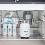 Geekpure 6-Stage Reverse Osmosis RO Drinking Water Filter System with Alkaline pH+ Filter-75 GPD