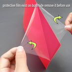 Sakolla 8 Pieces Transparent Color Correction Lighting Gel Filter - Colored Gel Light Filter Plastic Sheet, 8.5 x 11 Inch, 8 Colors