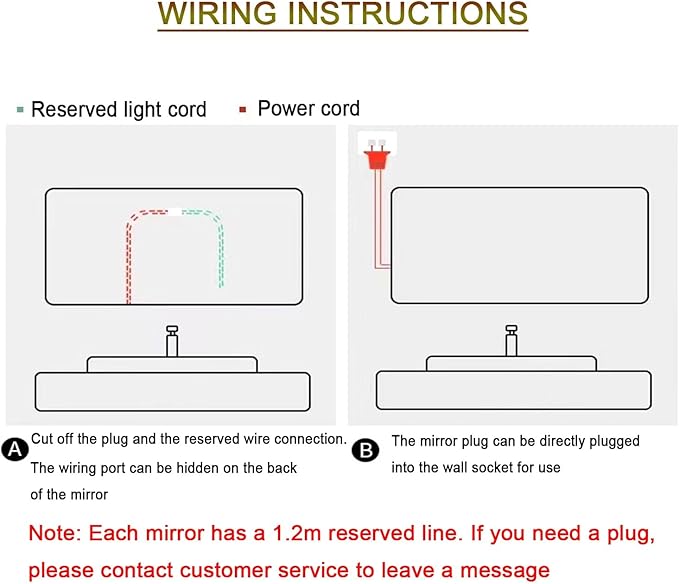 Smart Lighted Bathroom Mirror for Wall，Bathroom Mirror with LED Lights，Energy-Saving LED Smart Mirrors，LED Mirror for Bathroom，with Demister Pad and Smart Touch Switch(H80*W90cm/H31.5*W35.4IN)