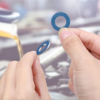Mudder 100 Pieces Aluminum Engine Transmission Fluid Oil Crush Washers Drain Plug Gaskets, Compatible with Toyota, Scion Part 90430-12031