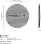 watchget 53mm Espresso Puck Screen Lower Shower Screen 1mm Thickness 150μm Metal Coffee Filter 316 Stainless Steel Reusable Espresso Screen for 54mm Portafilter Filter Basket(53mm(1mm thick))