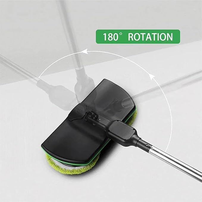 Spinning Cleaner Vacuum,Electric Mops for Floor Cleaning,Cordless Electric Mop,Floor Scrubber and Polisher Machine,Buffer Polisher for Home with Replacement Pad，Includes 6 PCS Cleaning Cloths