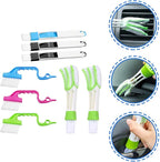 Ciieeo 8pcs Window Groove Cleaning Brush Set with Soft Bristles for Wet and Dry Use, Multi-Use Gap Scrubber Brushes for Window Tracks and Narrow Spaces Cleaning Tools for Household