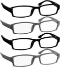 TruVision Readers Reading Glasses, Comfort Spring Hinges for Men and Women, 9501HP