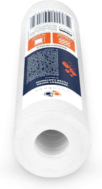 Aquaboon 5 Micron 10 x 2.5 Sediment Filter - Whole House Water Filter Replacement Compatible with Well Water Filters - P5, AP110, WHKF-GD05, 6 Pack