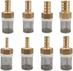 Pro-Grade Sprayer Filter Kit - 6/10/13/19mm Brass & SS Mesh for Car Detailing & Greenhouse Irrigation(14mm)