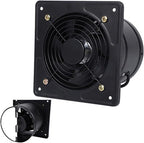 6 inch, High Speed Explosion-Proof Garage Ventilation Fan 6-10 Inch 220V Low Noise Metal Bathroom Exhaust Smoke Fan for Home Use, Greenhouse Easy to Store