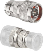 4 Pack N Male to UHF Female SO-239 Connector Adapter N Connector to PL-259 SO239 RF Coaxial Cable Adapter