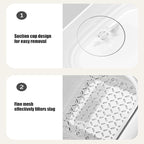 Sink Filter Basket, Efficient Drainage Design, 150g, Suction Cup Sink Rack, Kitchen Drain Basket, Compact & Space-Saving, for Home, Apartment, Restaurant, Dorm, Fruit, Vegetable, Pasta