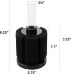 AQUANEAT Aquarium Air Powered Sponge Filter, Fish Tank Bio Bubble Filter with Airline Tubing, Valves, Suction Cup (Up to 20Gal)