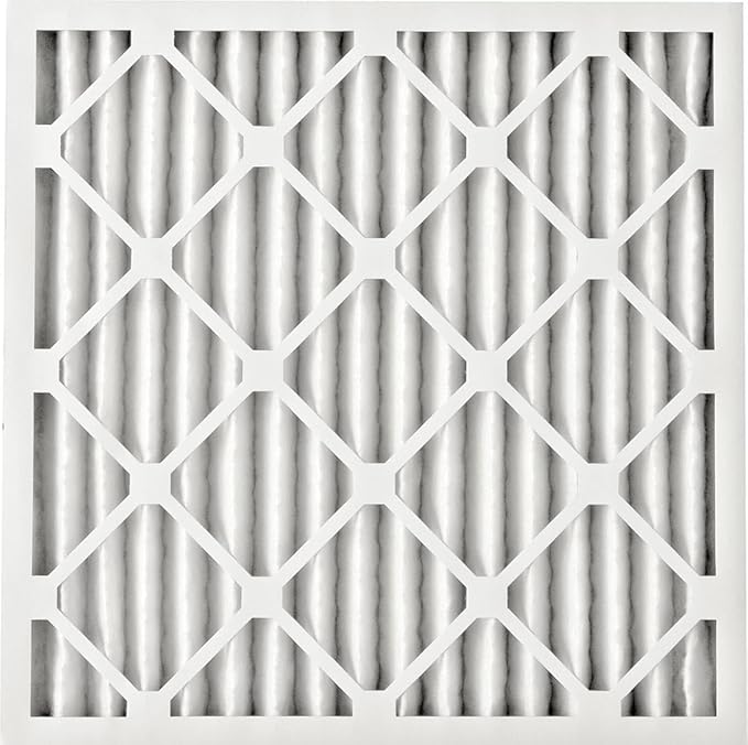 Nordic Pure 25x25x2 (Actual Size: 24 1/2 x 24 1/2 x 1 3/4) Pleated Air Filters MERV 14 Plus Carbon 3 Pack