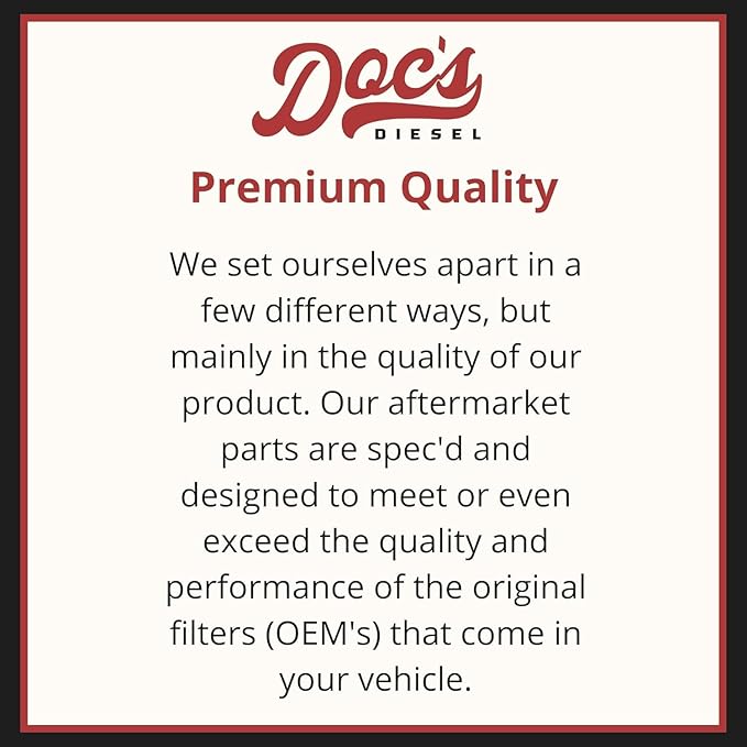 Doc's Diesel Engine Air Filter 6-Pack DPA10564-6 | Compatible with Nissan Titan XD 5.0L Cummins 2016-2019 | Replaces 16546-EZ40A