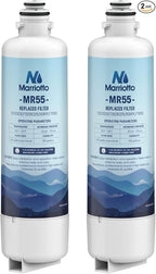 MARRIOTTO Replacement for Bosch Ultra Clarity Pro Water Filter, Compatible with BORPLFTR50, 12033030, 11032531, 11025825,12028325, BORPLFTR55, WFC100MF, WFS200MF (2 Pack)