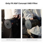 K&F CONCEPT 82mm Variable ND Lens Filter Cap TPU Material Filter Cap Only for K&F 82mm Adjustable Neutral Density Filter
