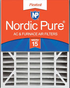 Nordic Pure 20x25x5 (Actual Size: 19 3/4 x 24 1/4 x 4 7/8) Air Bear Replacement 266649-102 MERV 15 Air Filter 1 Pack
