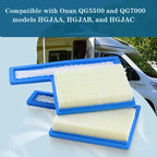 ZHRANXZ122-0836 & 140-3116 Oil Air Filter Kit - OEM Replacement for Cummins Onan 4000/5500 RV Generators HGJAA HGJAB HGJAC Replaces B7238 84398