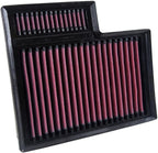 K&N High-Flow Original Lifetime Engine Air Filter: Increase Power: Premium, Washable: Compatible with 2015-2024 FORD: Transit 150, Transit 250, Transit 350, 33-5024