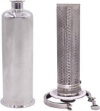 DERNORD 1.5 Inch Tri-Clamp Filter - SS304 Sanitary Fittings Inline Straight Strainer with 100 Mesh Stainless Steel Screen