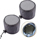 FABULETTA 2Pcs Grow Tent Vent Cover Set 4in 6in 8in Waterproof Oxford Cloth Mesh Duct Filter with Elastic Band and Fixed Buckle for Plant Greenhouse Airflow Dust and Pest Control(8in)