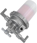 Fuel Filter For Yanmar PC30/35 40/45 50/55 with 129100-55621 OEM Number, Four Pipe System, Oil-Water Separation Paper Material, Silver