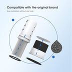 GLACIER FRESH Water Pitcher Filter Replacement for LS Home Dispenser and Pitcher Systems, Reduces Chlorine Taste and Odor, 2 Membrane Micro and 4 Activated Carbon + Ion Exchange Filter