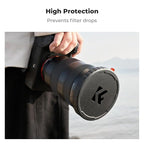K&F CONCEPT 72mm Variable ND Lens Filter Cap TPU Material Filter Cap Only for K&F 72mm Adjustable Neutral Density Filter