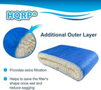 HQRP Wick Filter Compatible with Walgreens 890-WGN 890WGN LEV320 HF212-UL Cool Mist Humidifiers, W889-WGN Replacement, with Blue Layer