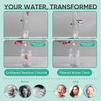 Cobbe Shower Filter | All-METAL Joint | 99% REMOVAL Shower Head Filter for Hard Water, Heavy Metals, Chlorine and Harmful Substance, Improve your skin and hair - Chrome