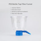 Pack of 18 Diposable Bottle Top Filter 500mL 0.2μm PES Hydrophilic Membrane